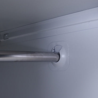 2-Door Vertical Locker for Office - Grey - Cosy Abode