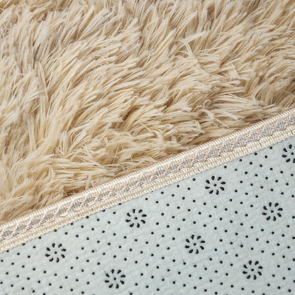200x140cm Floor Rugs Large Shaggy Rug Area Carpet Bedroom Living Room Mat - Beige - Cosy Abode