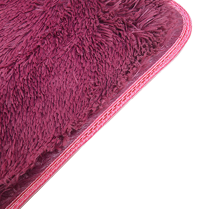200x140cm Floor Rugs Large Shaggy Rug Area Carpet Bedroom Living Room Mat - Burgundy - Cosy Abode