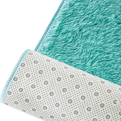 200x140cm Floor Rugs Large Shaggy Rug Area Carpet Bedroom Living Room Mat - Turquoise - Cosy Abode