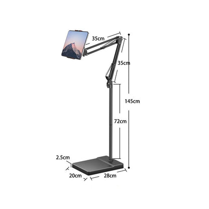 2023 New VIsion Hands Free Floor Stand Adjustable Bed Clip Holder For Tablet iPad iPhone 140cm - Cosy Abode
