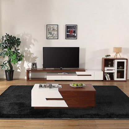 230x160cm Floor Rugs Large Shaggy Rug Area Carpet Bedroom Living Room Mat - Black - Cosy Abode