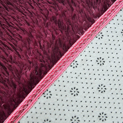 230x200cm Floor Rugs Large Shaggy Rug Area Carpet Bedroom Living Room Mat - Burgundy - Cosy Abode