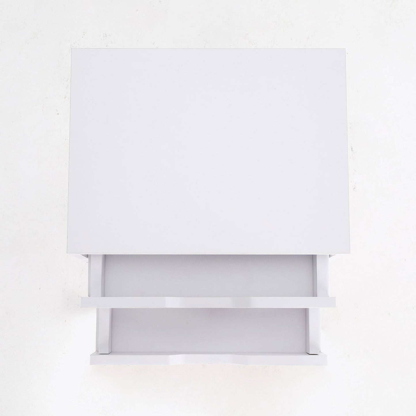 2X Bedside Table 2 Drawer Wood Leg Storage Cabinet Nightstand SUZY WHITE - Cosy Abode