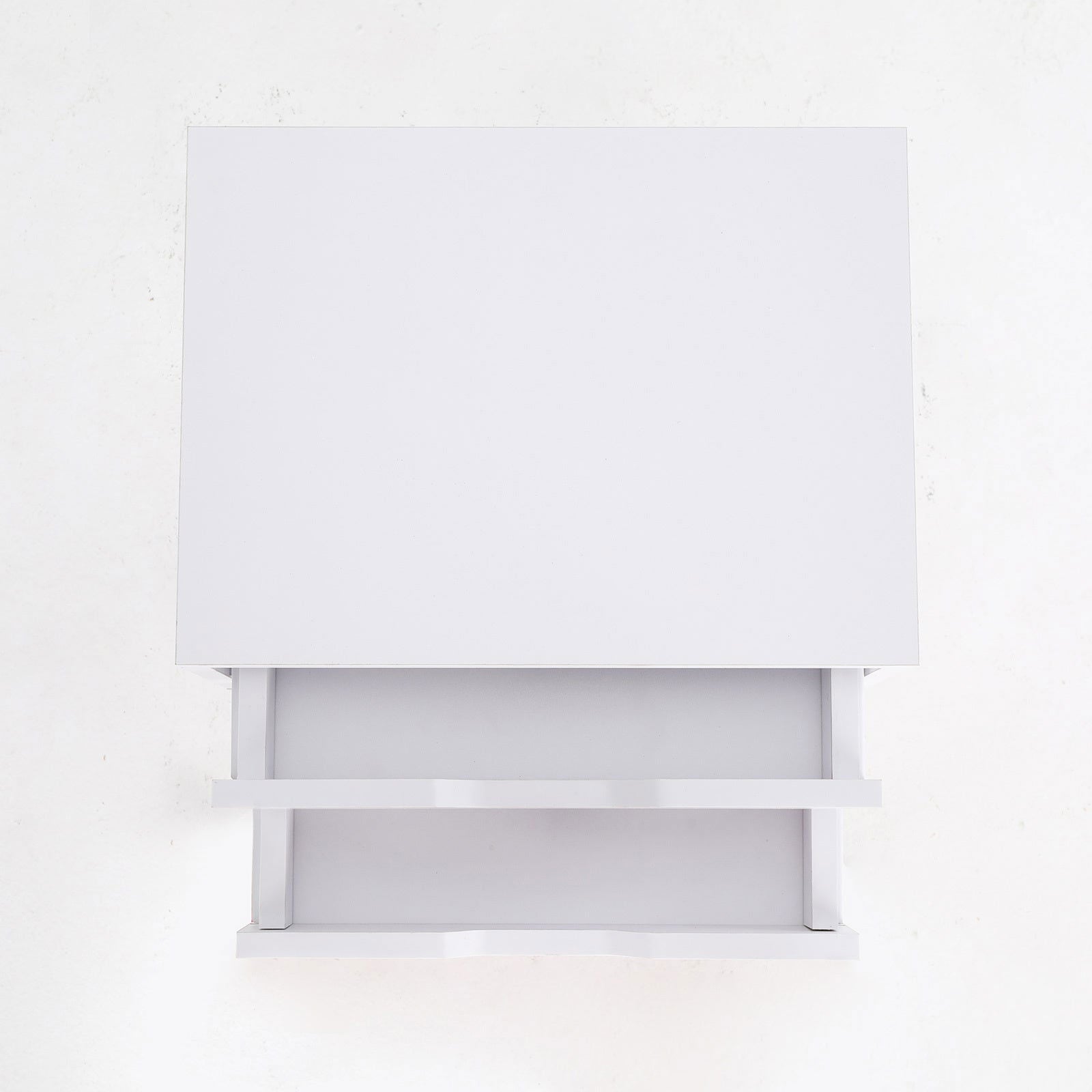 2X Bedside Table 2 Drawer Wood Leg Storage Cabinet Nightstand SUZY WHITE - Cosy Abode