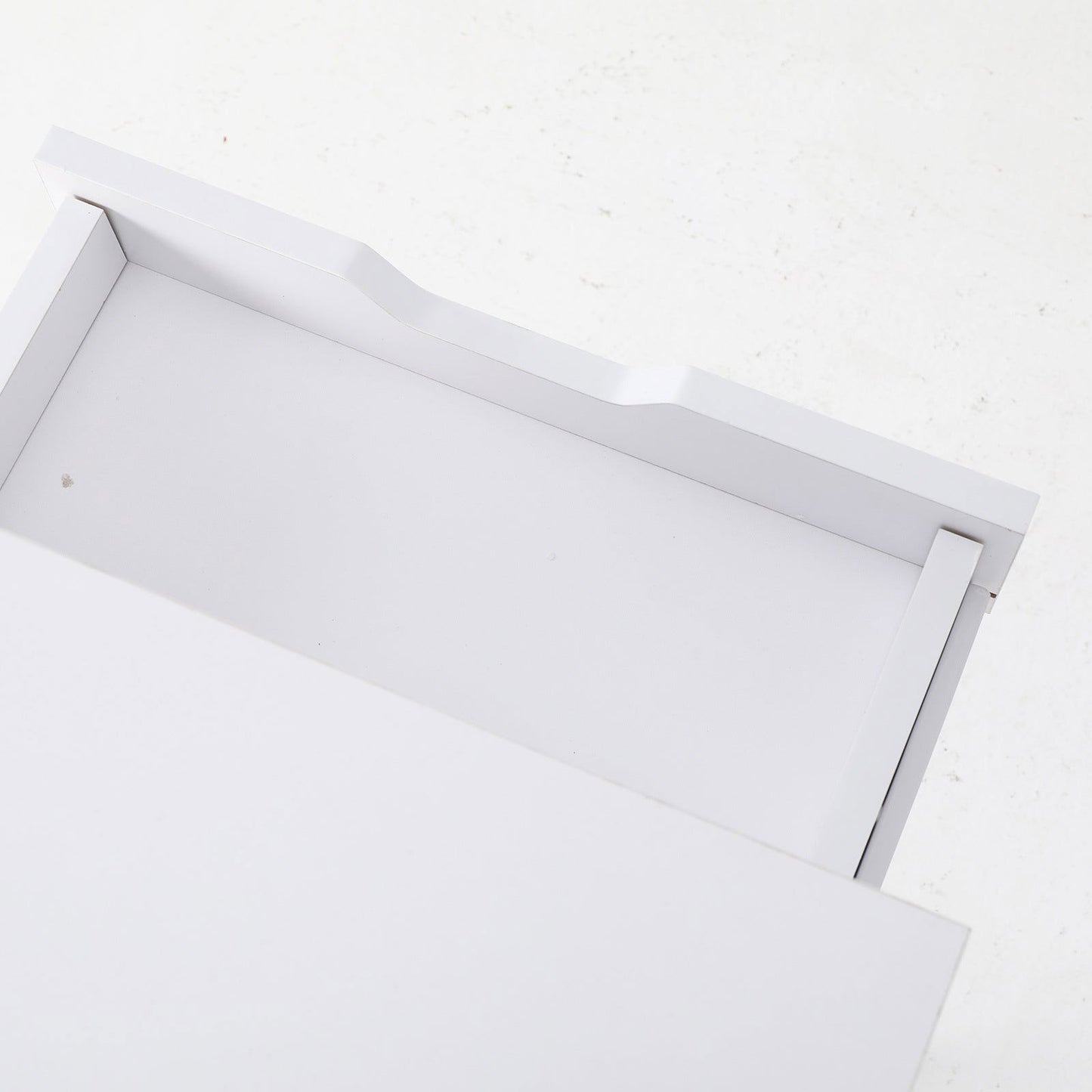 2X Bedside Table 2 Drawer Wood Leg Storage Cabinet Nightstand SUZY WHITE - Cosy Abode