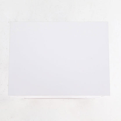 2X Bedside Table 3 Drawer Wood Leg Storage Cabinet Nightstand LACY WHITE - Cosy Abode