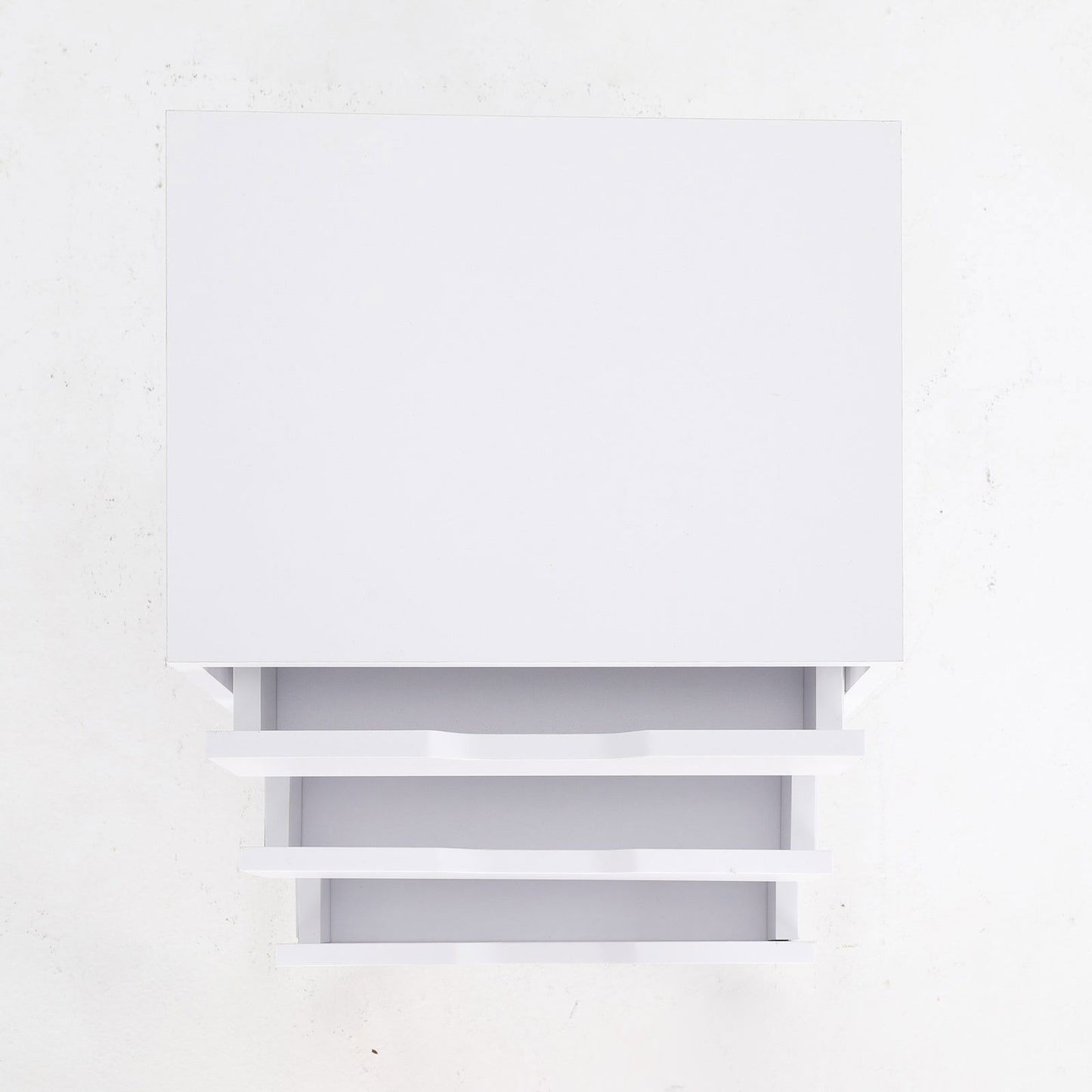 2X Bedside Table 3 Drawer Wood Leg Storage Cabinet Nightstand LACY WHITE - Cosy Abode