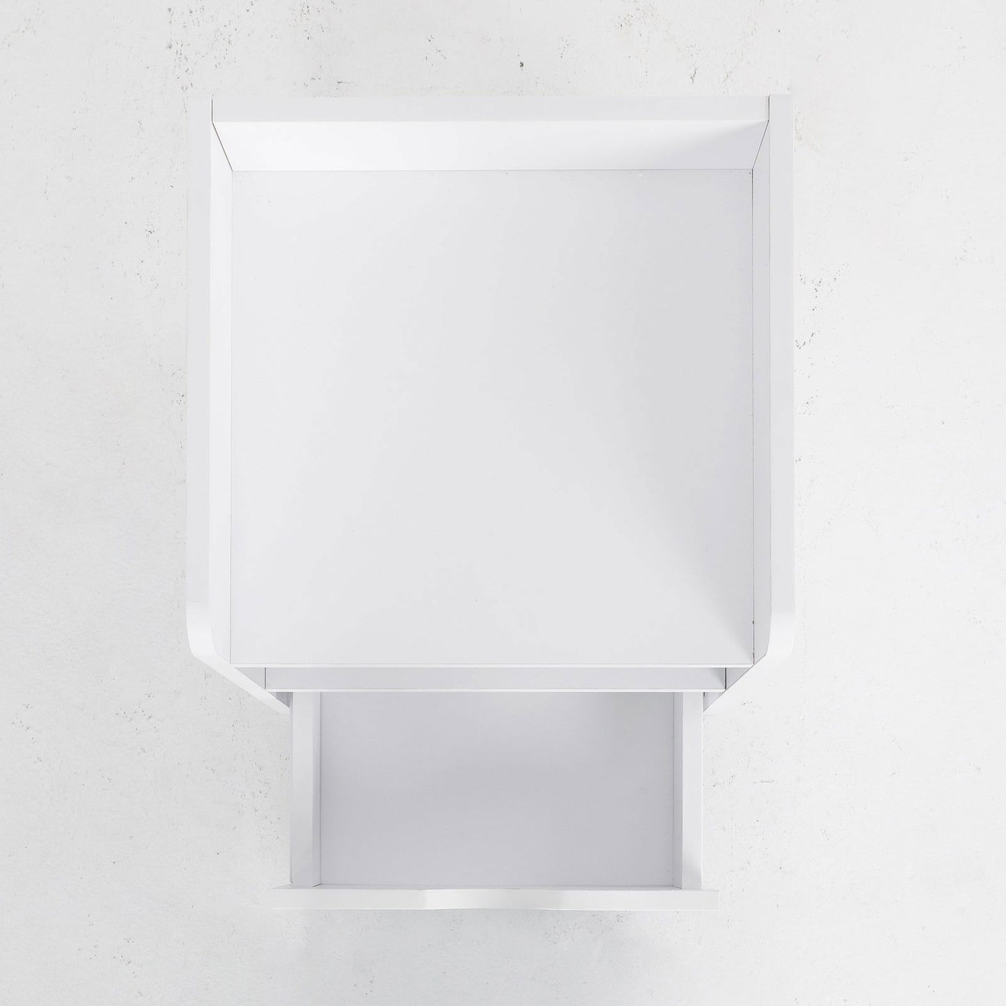 2X Bedside Table Side Storage Cabinet Nightstand Bedroom 1 Drawer 2 Shelf LARK WHITE - Cosy Abode