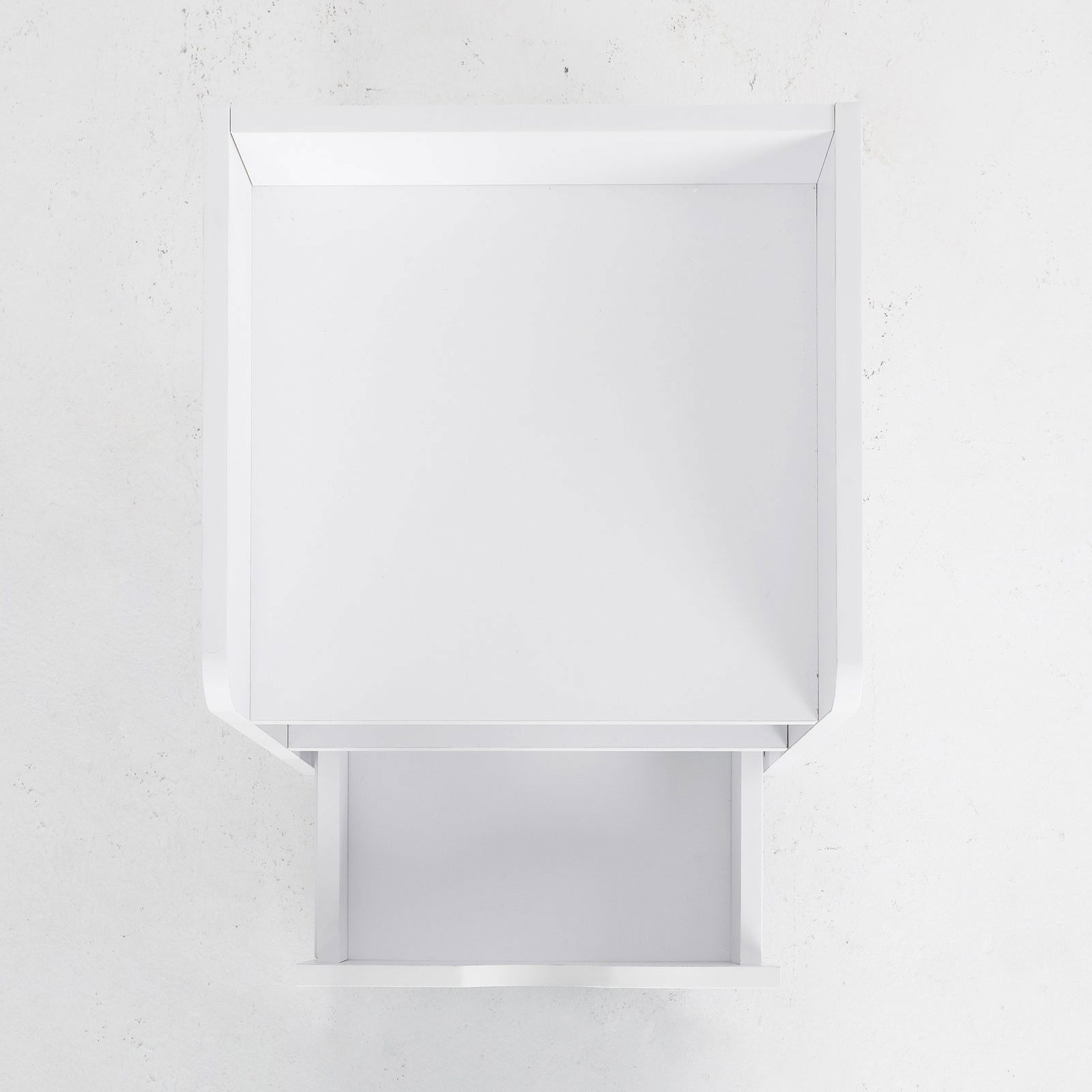 2X Bedside Table Side Storage Cabinet Nightstand Bedroom 1 Drawer 2 Shelf LARK WHITE - Cosy Abode