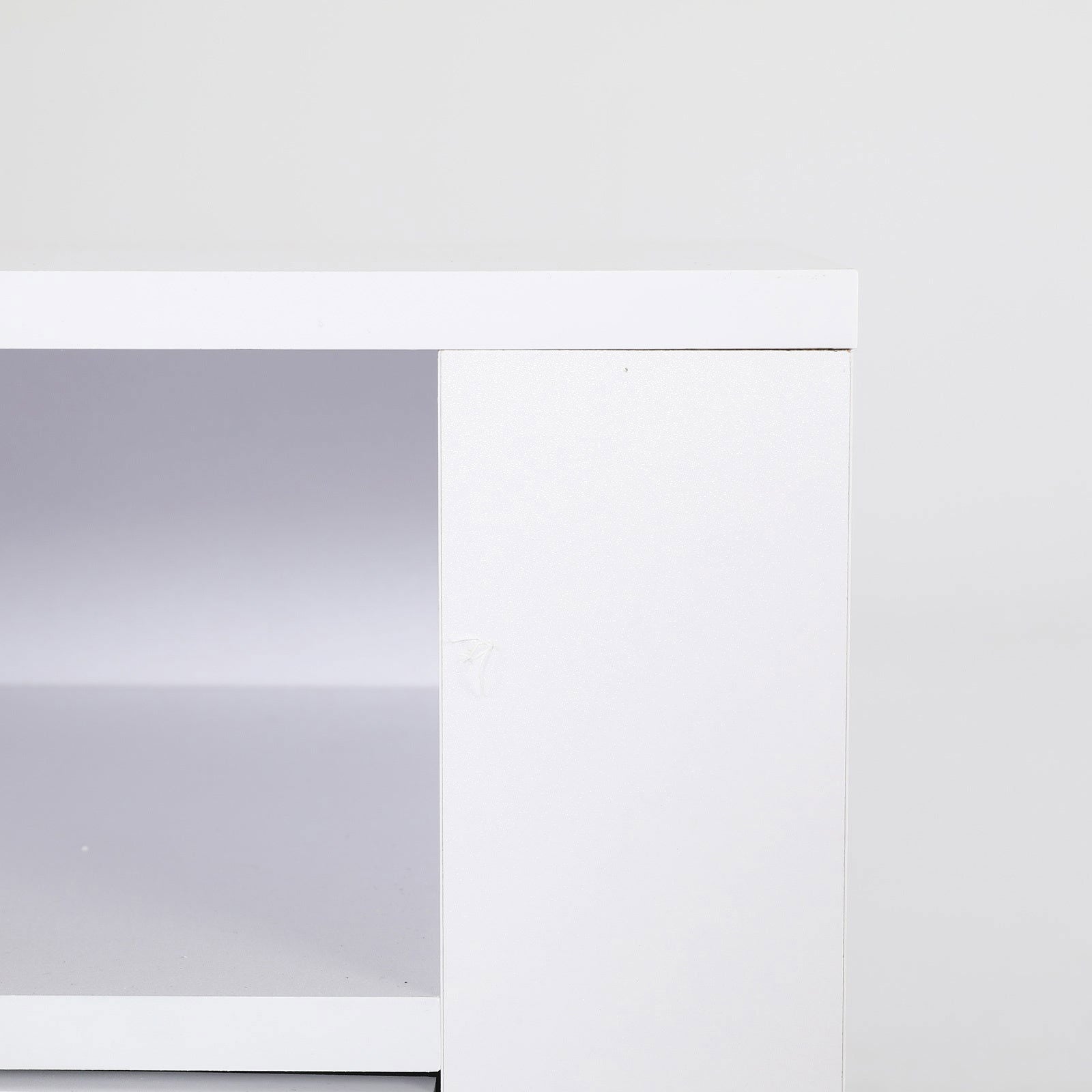 2X Bedside Table Side Storage Cabinet Nightstand Bedroom 2 Drawer 1 Shelf ZURI WHITE - Cosy Abode