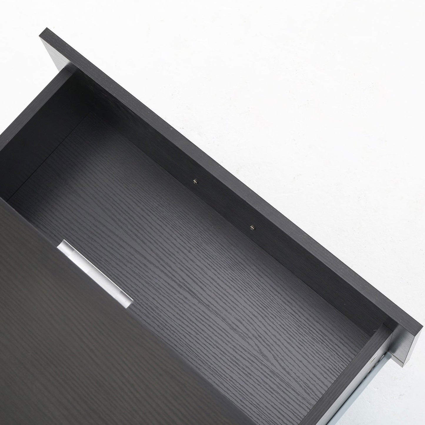 2X Bedside Table Side Storage Cabinet Nightstand Bedroom 2 Drawer ETTA BLACK - Cosy Abode