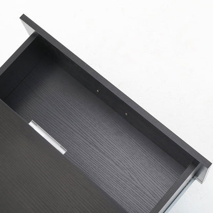 2X Bedside Table Side Storage Cabinet Nightstand Bedroom 2 Drawer ETTA BLACK - Cosy Abode