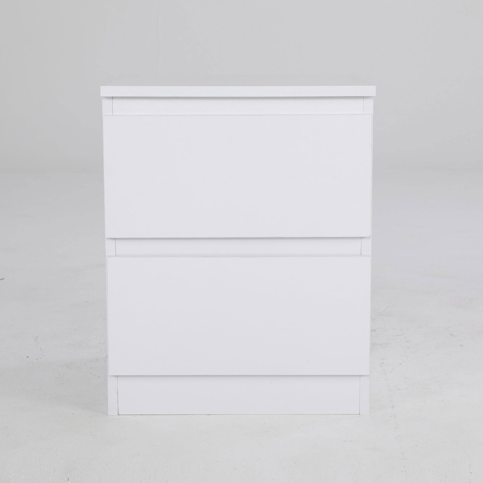 2X Bedside Table Side Storage Cabinet Nightstand Bedroom 2 Drawer JOSS BLACK - Cosy Abode