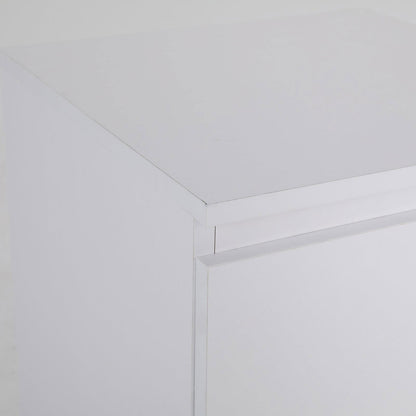 2X Bedside Table Side Storage Cabinet Nightstand Bedroom 2 Drawer JOSS BLACK - Cosy Abode