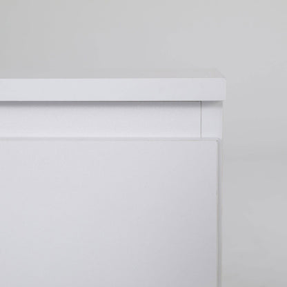 2X Bedside Table Side Storage Cabinet Nightstand Bedroom 2 Drawer JOSS BLACK - Cosy Abode