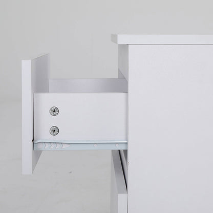 2X Bedside Table Side Storage Cabinet Nightstand Bedroom 2 Drawer JOSS BLACK - Cosy Abode