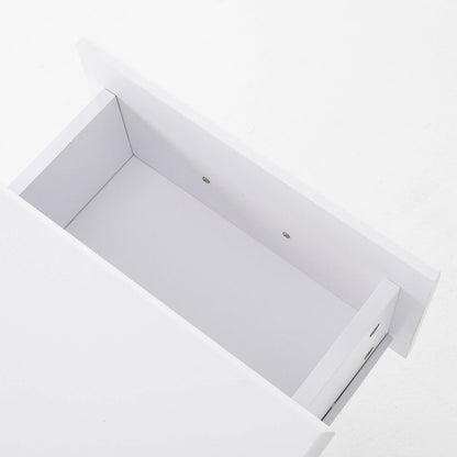 2X Bedside Table Side Storage Cabinet Nightstand Bedroom 2 Drawer KEVA WHITE - Cosy Abode