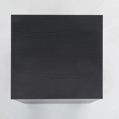 2X Bedside Tables Storage Cabinet Nightstand 2 Drawer JOSS BLACK - Cosy Abode