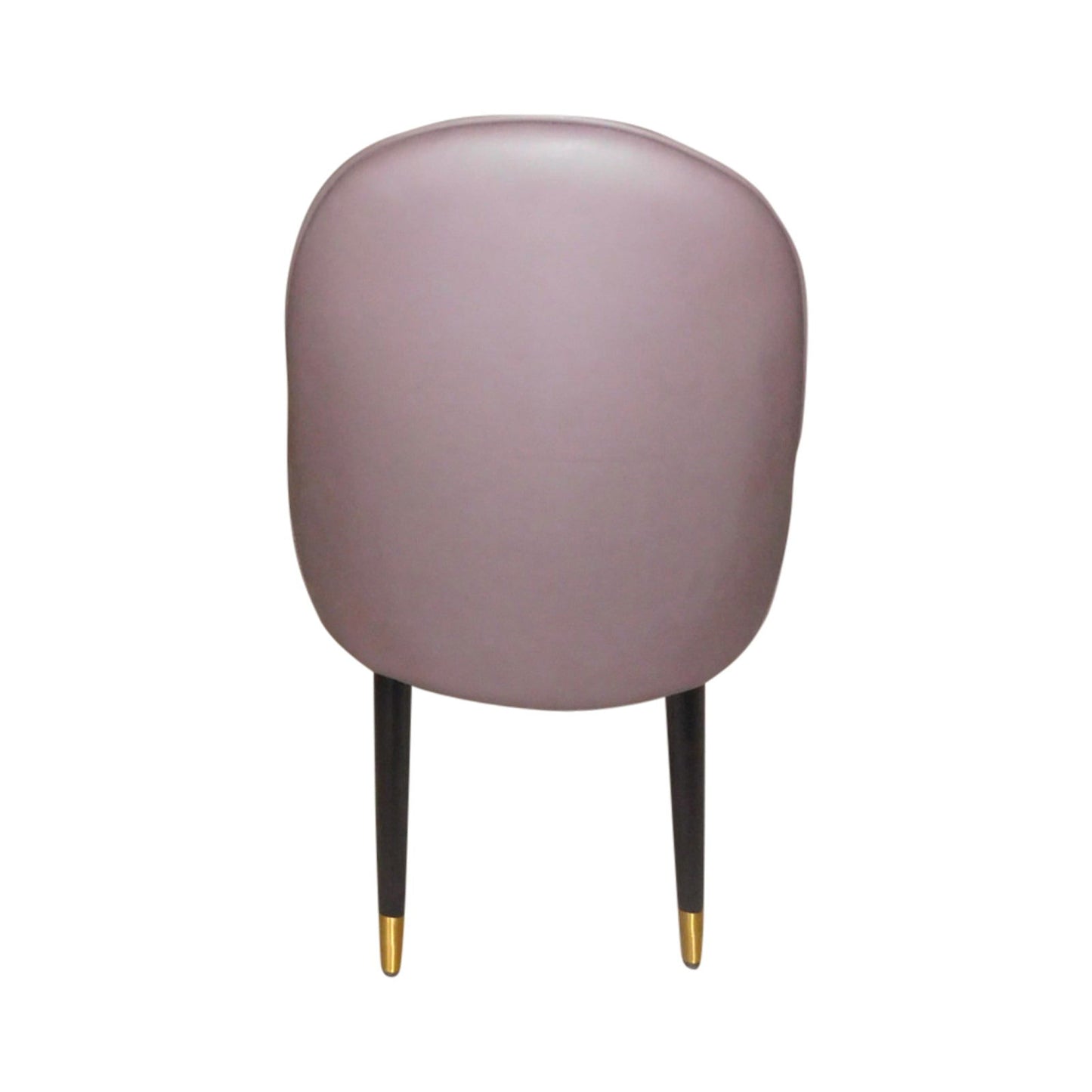 2X Dining Chairs Orange Colour Premium Leatherette Carbon Steel Frame Firm Support - Cosy Abode