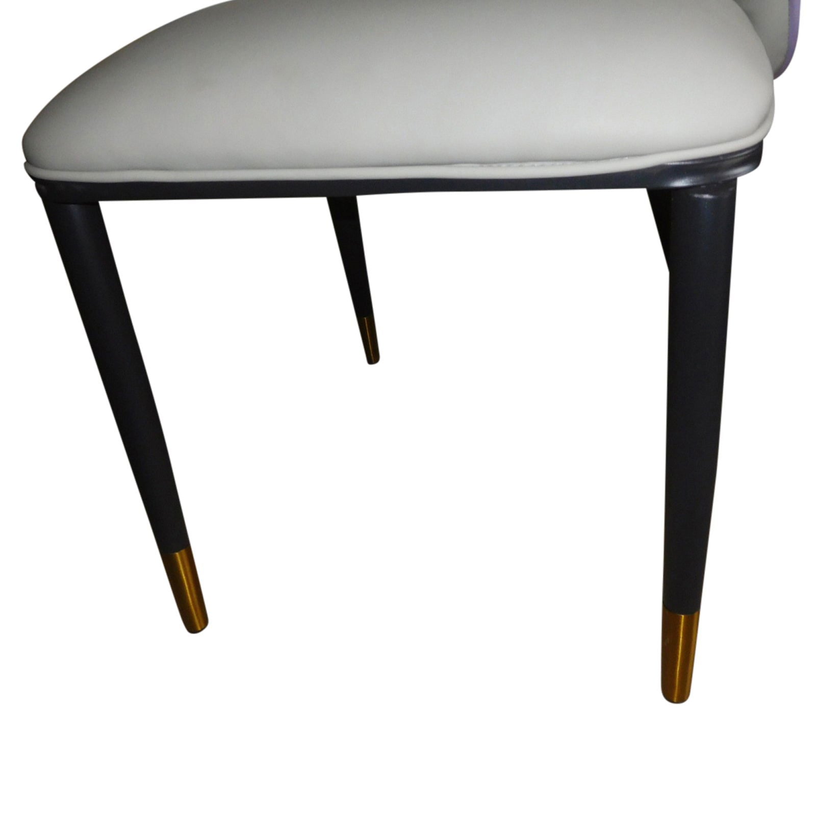 2X Dining Chairs Purple Colour Premium Leatherette Carbon Steel Frame Firm Support - Cosy Abode