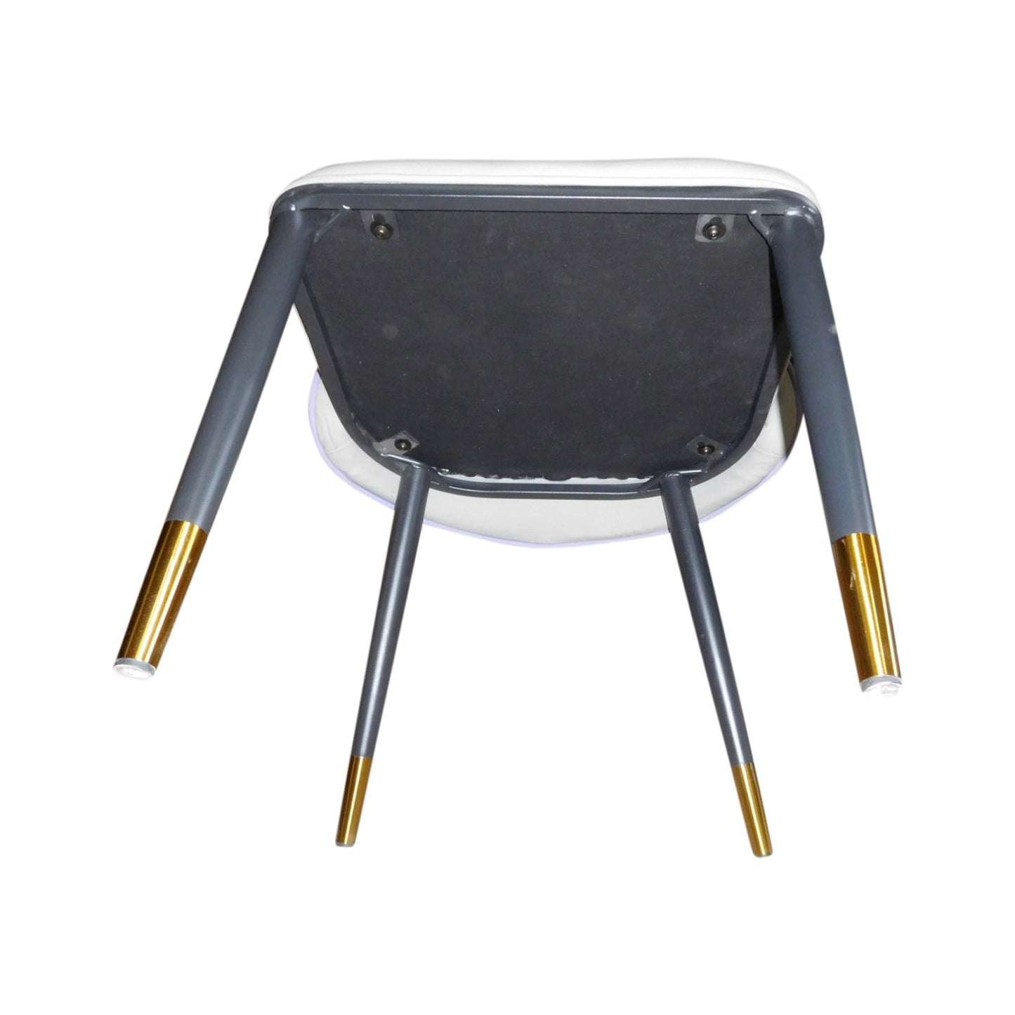 2X Dining Chairs Purple Colour Premium Leatherette Carbon Steel Frame Firm Support - Cosy Abode