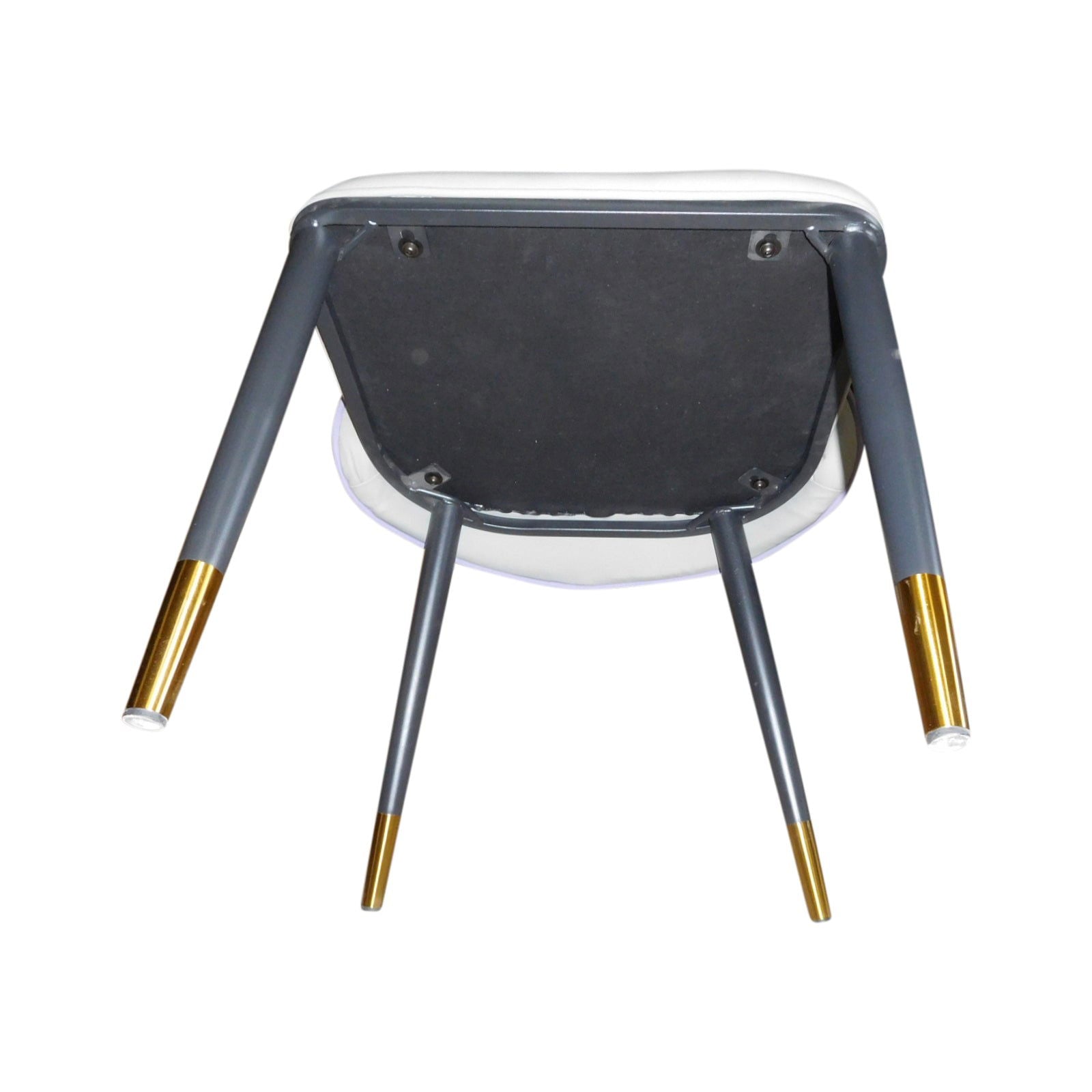 2X Dining Chairs Purple Colour Premium Leatherette Carbon Steel Frame Firm Support - Cosy Abode