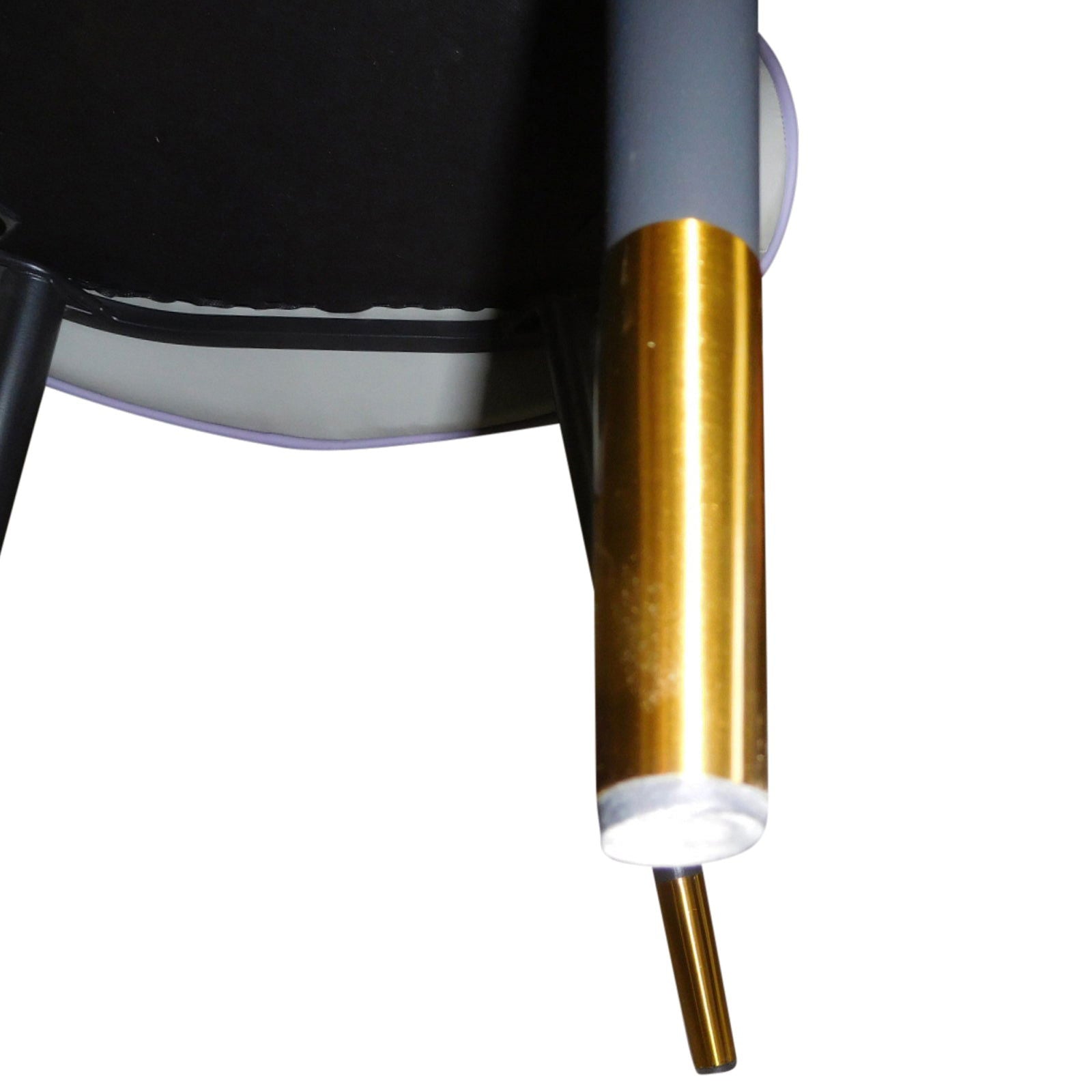 2X Dining Chairs Purple Colour Premium Leatherette Carbon Steel Frame Firm Support - Cosy Abode