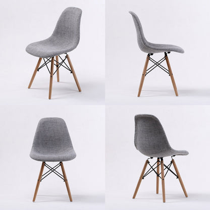 2X Retro Dining Cafe Chair DSW GREY - Cosy Abode