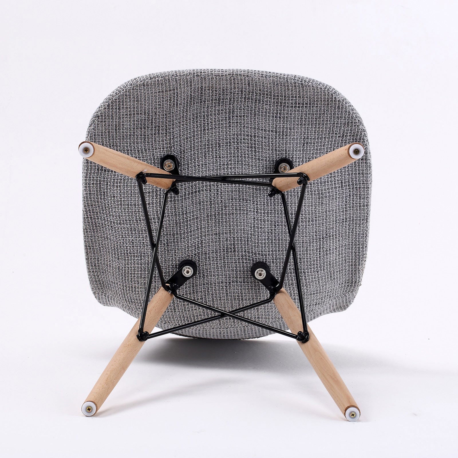 2X Retro Dining Cafe Chair DSW GREY - Cosy Abode