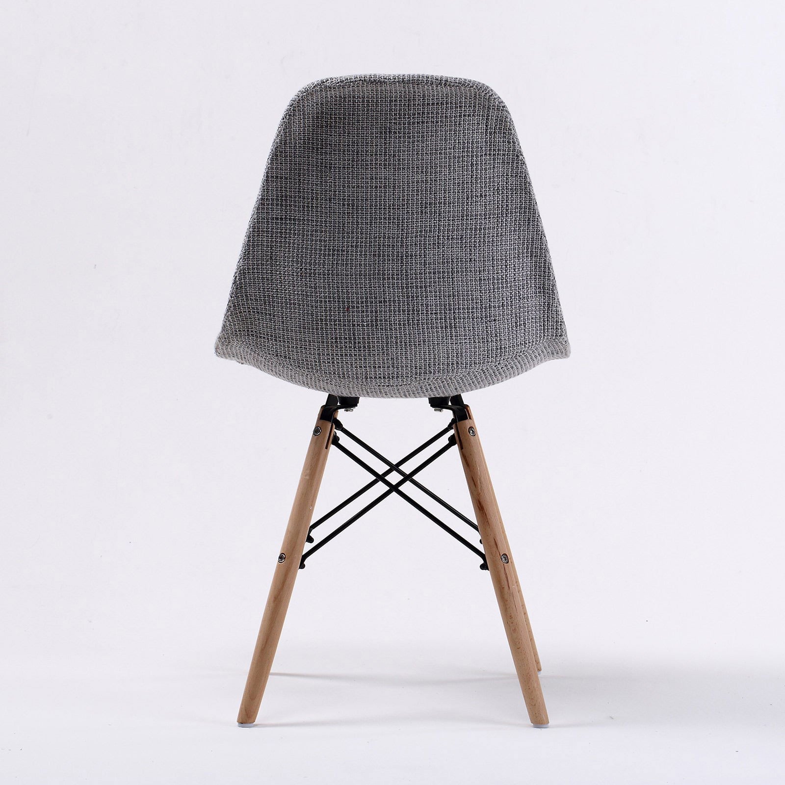 2X Retro Dining Cafe Chair DSW GREY - Cosy Abode