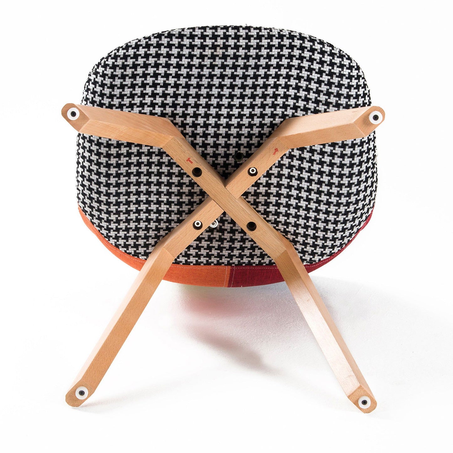 2X Retro Dining Cafe Chair Padded Seat MULTI COLOUR - Cosy Abode