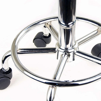 2X Swivel Salon Barber Stool Chair Round Type BLACK - Cosy Abode