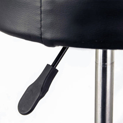 2X Swivel Salon Barber Stool Chair Round Type BLACK - Cosy Abode