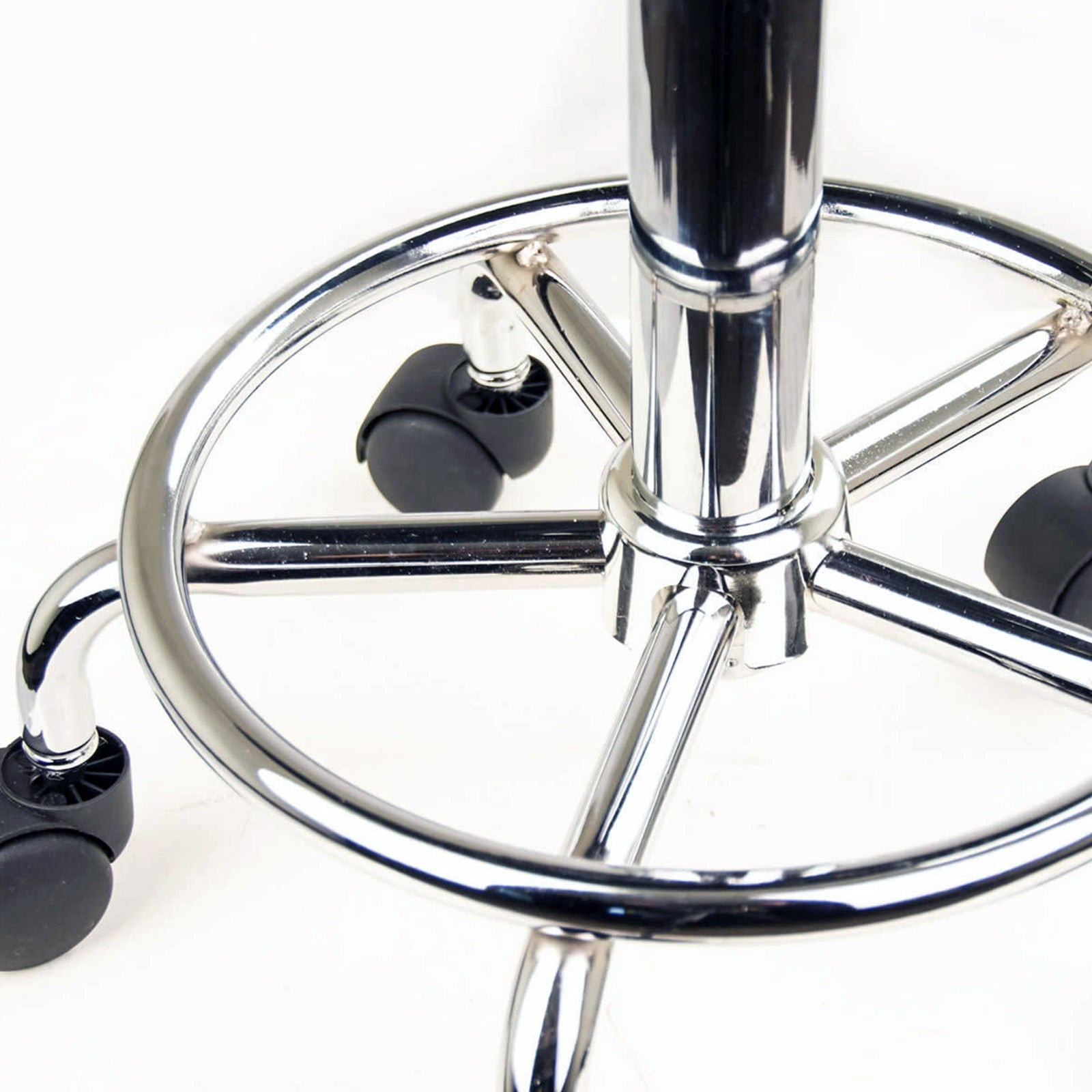 2X Swivel Salon Barber Stool Chair Saddle Type BLACK - Cosy Abode
