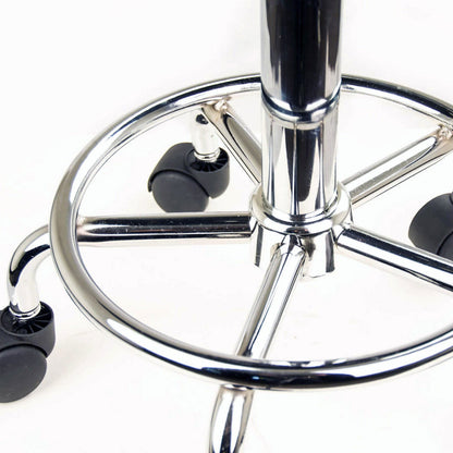2X Swivel Salon Barber Stool Chair Saddle Type BLACK - Cosy Abode