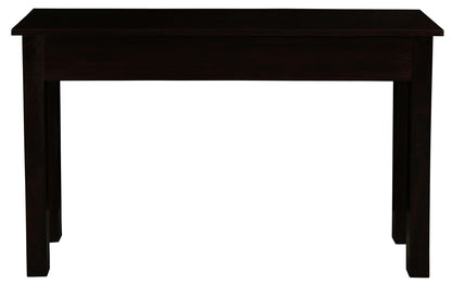 2 Drawer Straight Leg Sofa/Hall Table (Chocolate) - Cosy Abode