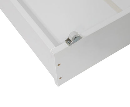 2 x Wooden Bed Frame Storage Trundle Drawers-White - Cosy Abode