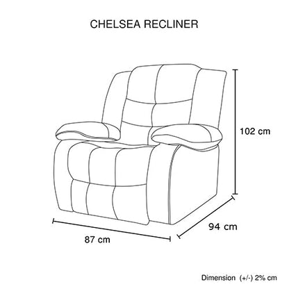 3-2-1 Seater Seater Finest Black Leatherette Recliner Feature Console LED Light Ultra Cushioned - Cosy Abode