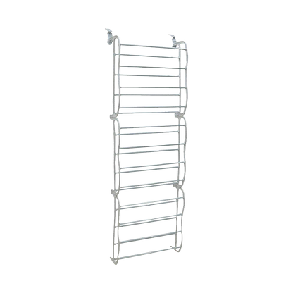 36 Pair Shoe Holder Organiser Over The Door Hanging Shelf Rack Storage Hook - Cosy Abode