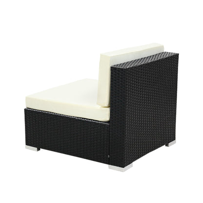 3PC Gardeon Outdoor Furniture Sofa Set Wicker Rattan Garden Lounge Chair Setting - Cosy Abode