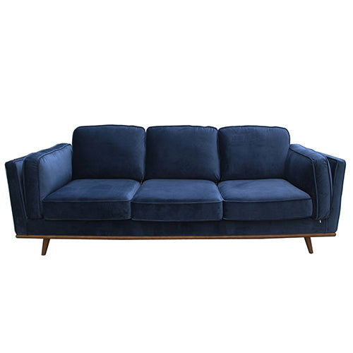 3+2 Seater Sofa BlueFabric Lounge Set for Living Room Couch with Wooden Frame - Cosy Abode
