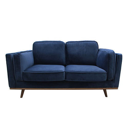 3+2 Seater Sofa BlueFabric Lounge Set for Living Room Couch with Wooden Frame - Cosy Abode