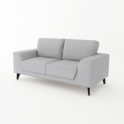 3+2 Seater Sofa Set Light Grey Fabric with Solid Timber Frame - Cosy Abode