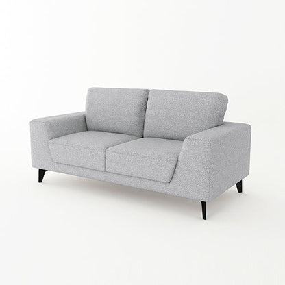 3+2 Seater Sofa Set Light Grey Fabric with Solid Timber Frame - Cosy Abode