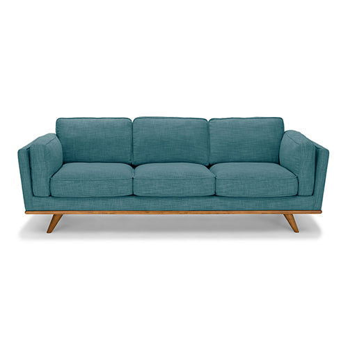 3+2 Seater Sofa Teal Fabric Lounge Set for Living Room Couch with Wooden Frame - Cosy Abode