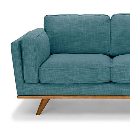 3+2 Seater Sofa Teal Fabric Lounge Set for Living Room Couch with Wooden Frame - Cosy Abode