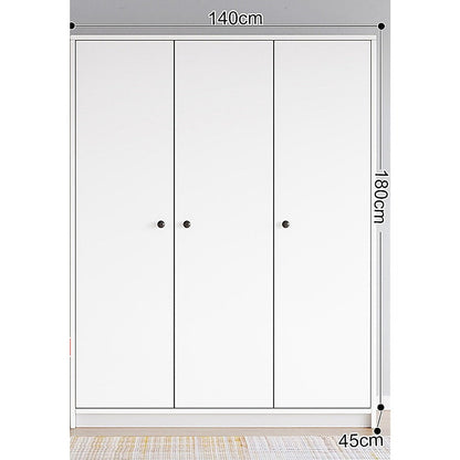 3 Door Wardrobe Bedroom Cupboard Closet Storage Cabinet Organiser - Cosy Abode