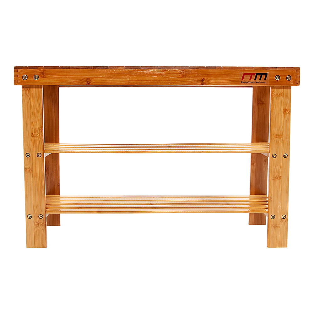 3 Tier Shoe Rack Bamboo Wooden Storage Shelf Stand Bench Cabinet Organiser - Cosy Abode