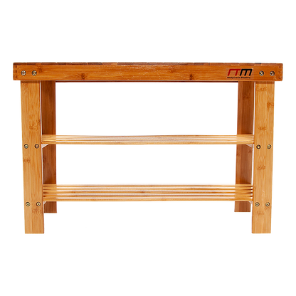 3 Tier Shoe Rack Bamboo Wooden Storage Shelf Stand Bench Cabinet Organiser - Cosy Abode